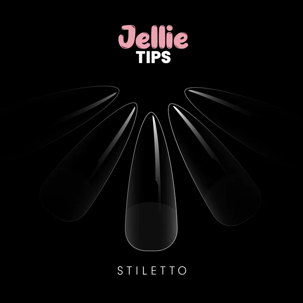 Halo Jellie Nail Tips Stiletto 120ct