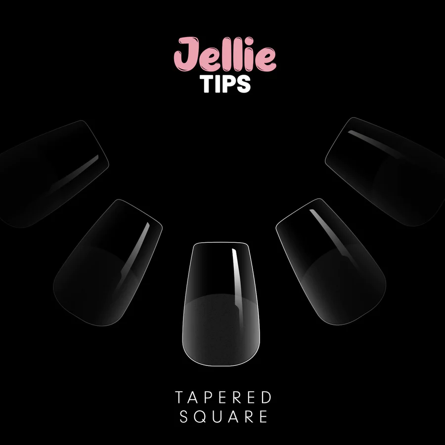 Halo Jellie Nail Tips Tapered Square 120ct